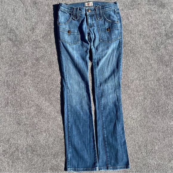 Frankie B. Denim - Frankie B. low rise flared jeans EUC
